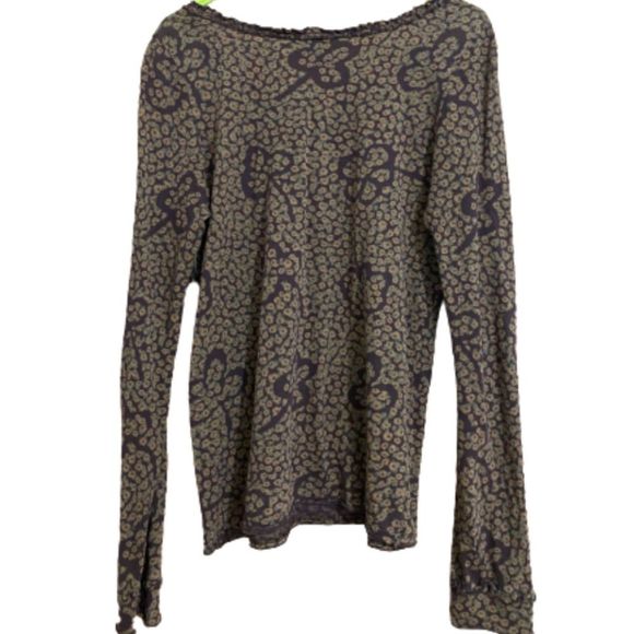 MARC by MARC JACOBS WOMEN’s BROWN MULTI FLORAL PRINT COTTON SHIRT Size-M - Picture 4 of 6